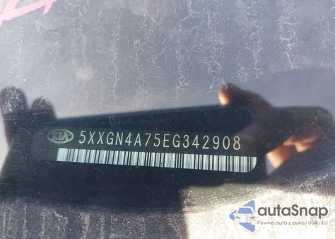 2014 Kia Optima Ex z USA, uszkodzony, nr VIN 5XXGN4A75EG342908